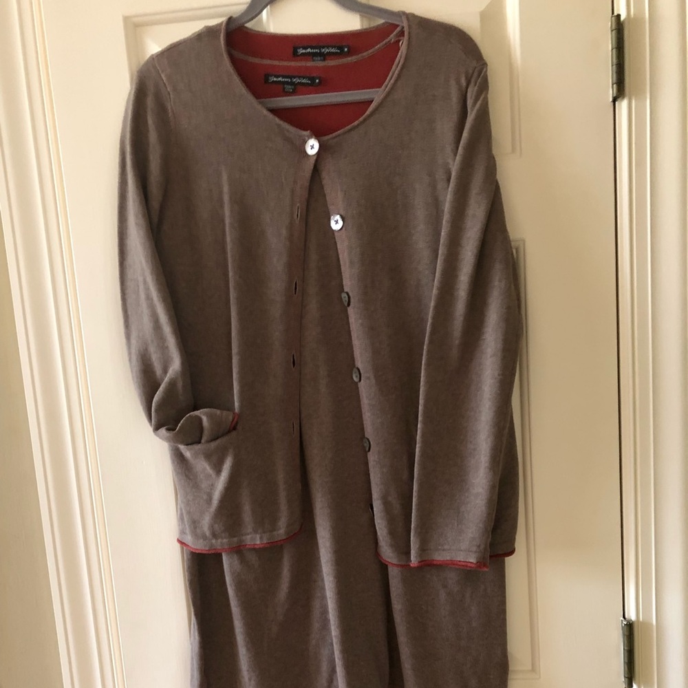 Gudrun Sjoden dress and sweater